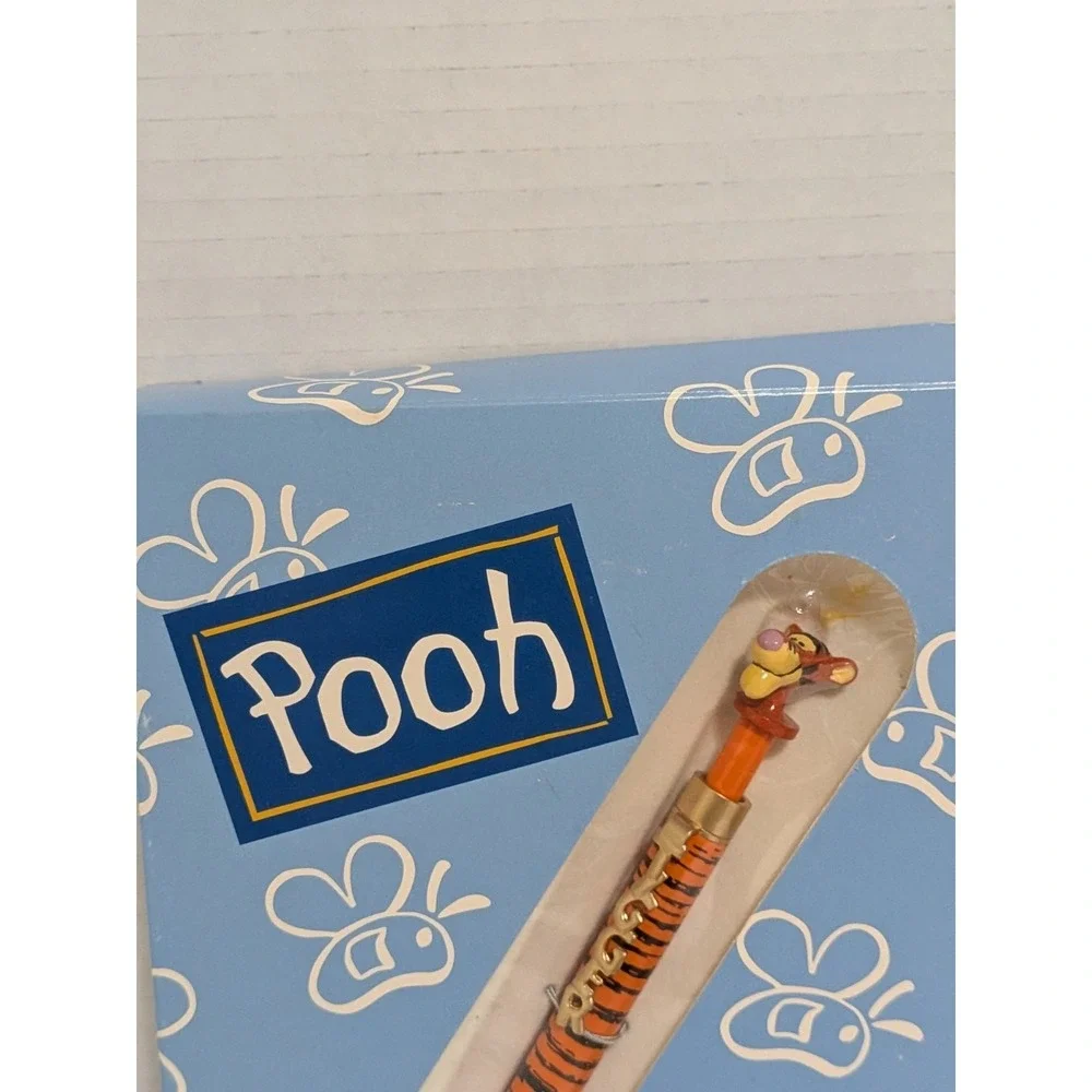 Vintage Colibri  Disney Tigger  Ballpoint Pen Red  & Yellow  Pen 90s Nos